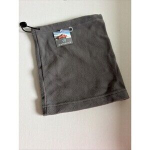 Winterlace Neck Gaiter, Gray Fleece One Size Adult